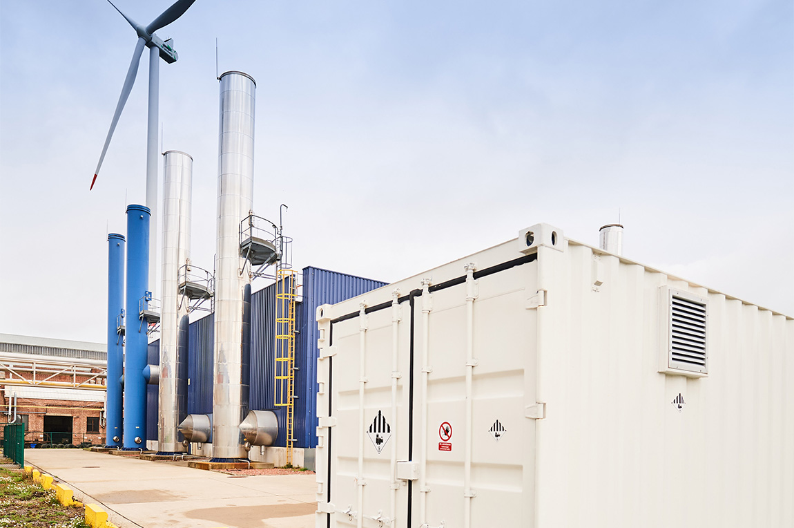 Energy storage at Umicore’s Olen site Umicore